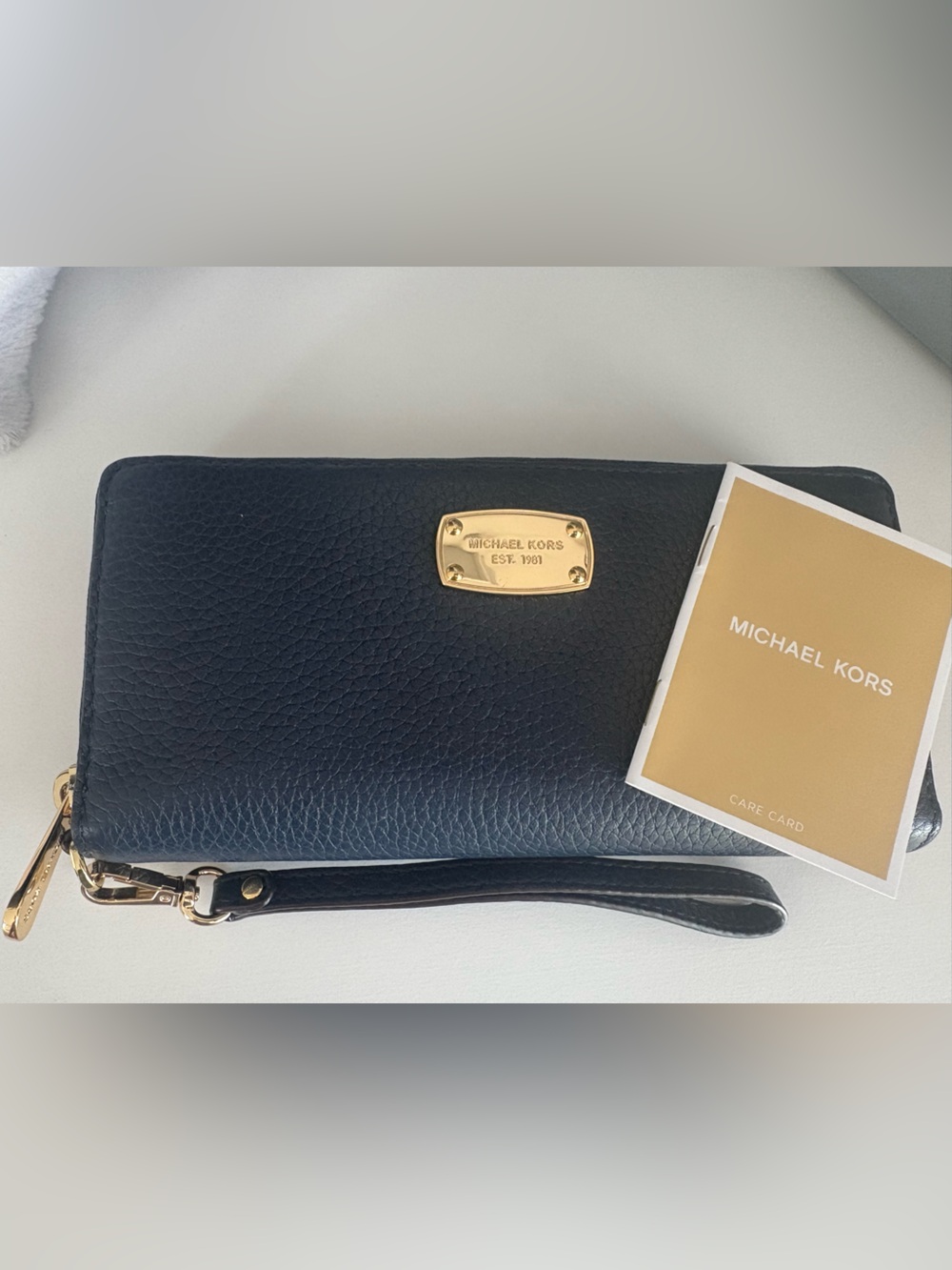 Michael Kors Navy wristlet / wallet